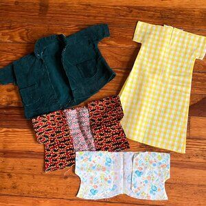✨ One-of-a-Kind Handmade Puppet / Small Doll Outfit Vintage Set✨